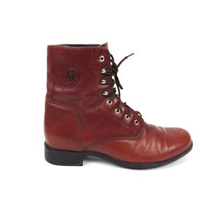 Ariat Oxblood Heritage Lacer Ridding Boots Size 8